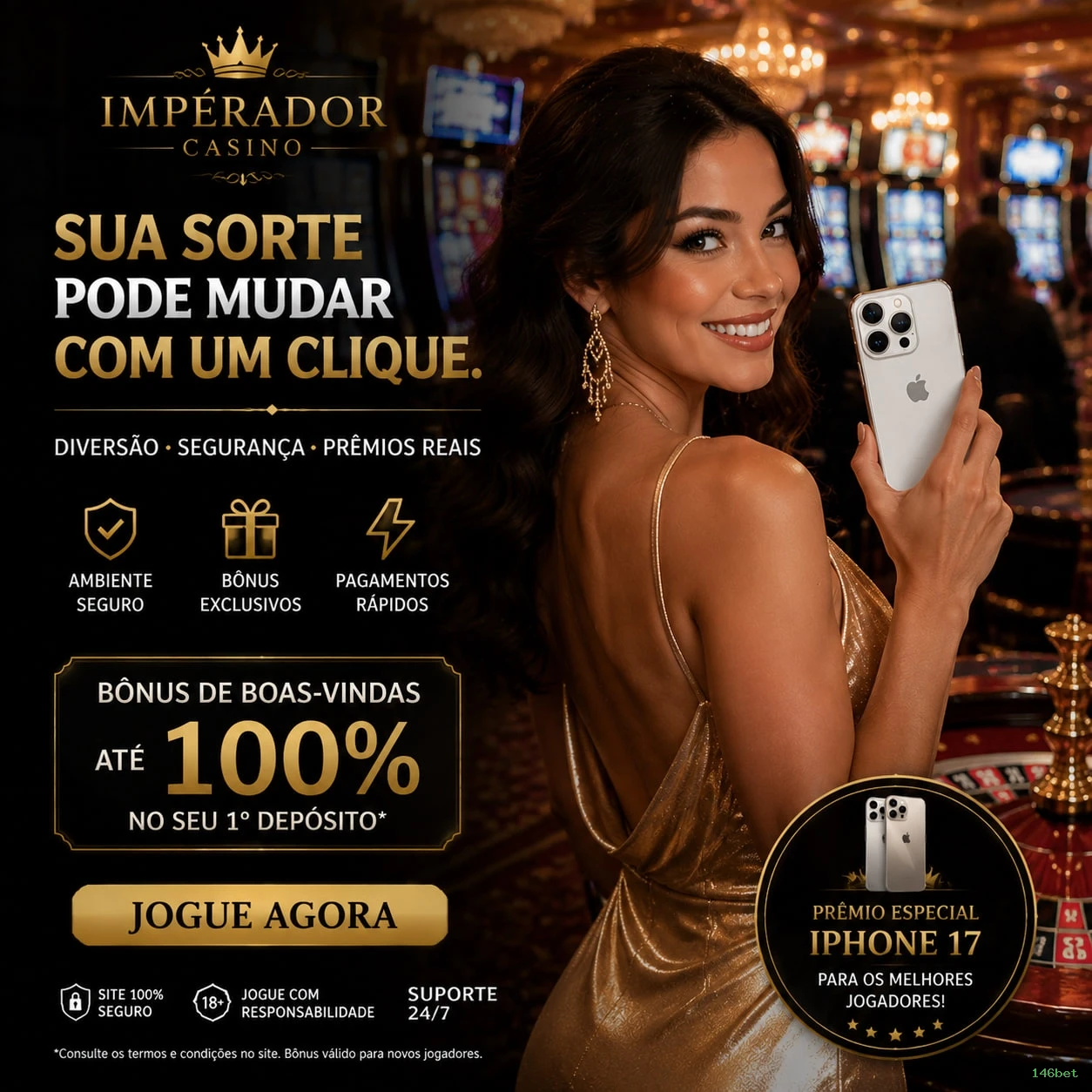Imagem promocional do cadastro da 146bet